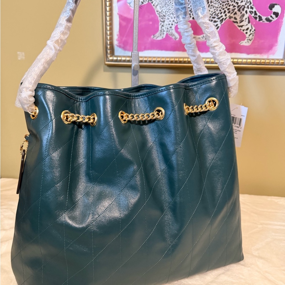 Coach Evelyn Large Shoulder Bag NWT - Picture 3 of 13